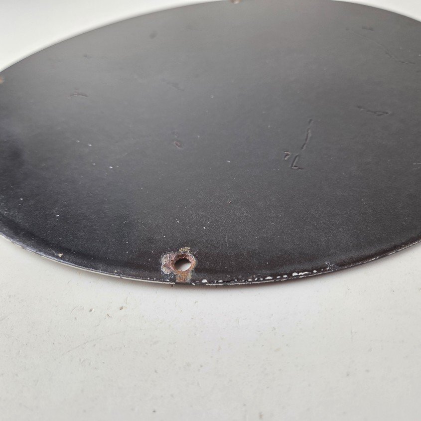 Vintage Honda Born Rebel Sign - Motorcycle Gas Pump Porcelain Sign - Image 9