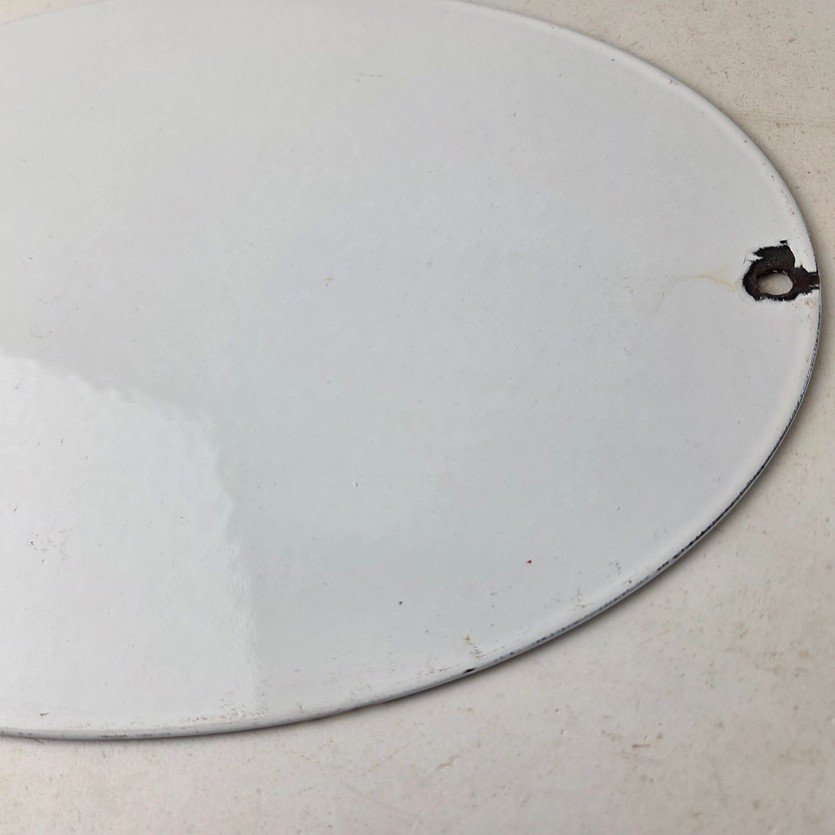 Vintage Indian Motorcycle Sign - Authorized Dealer Porcelain Gas Sign - Image 8