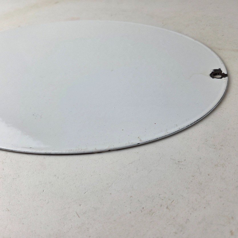 Vintage Indian Motorcycle Sign - Authorized Dealer Porcelain Gas Sign - Image 9