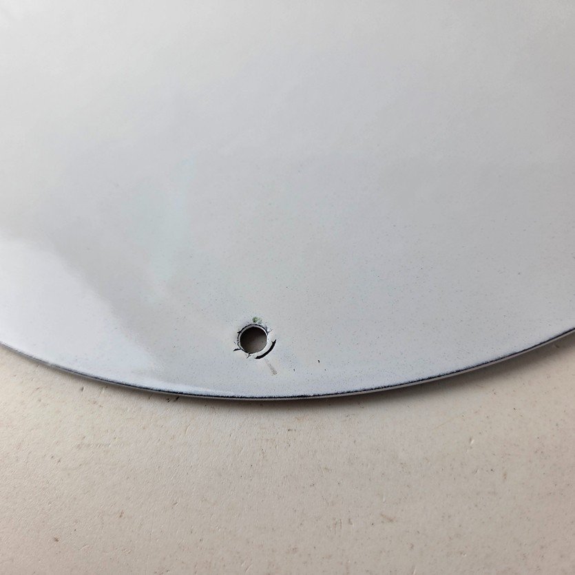 Vintage John Deere Pin Up Porcelain Sign - Barn Tractor Farm Girl Sign - Image 8