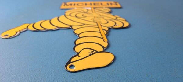 Vintage Michelin Tires Sign Gas Oil Pump Plate Garage Motorcycle Service Sign 305751855749 10