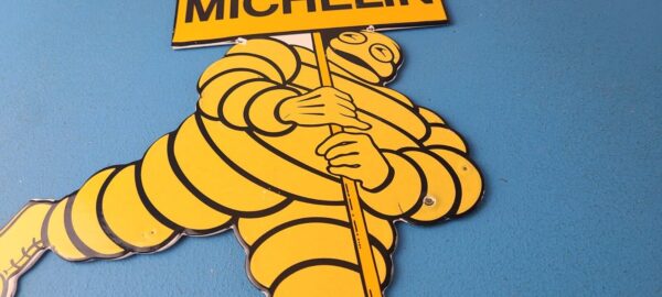 Vintage Michelin Tires Sign Gas Oil Pump Plate Garage Motorcycle Service Sign 305751855749 11