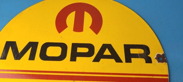 Vintage Mopar Sign Parts Accessories Racing Auto Gas Porcelain Sign 305669158279 2