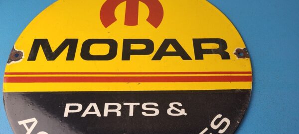 Vintage Mopar Sign Parts Accessories Racing Auto Gas Porcelain Sign 305669158279 3