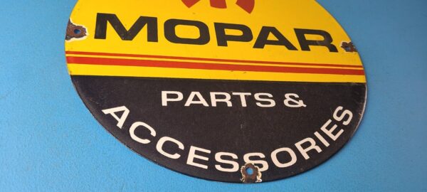 Vintage Mopar Sign Parts Accessories Racing Auto Gas Porcelain Sign 305669158279 6