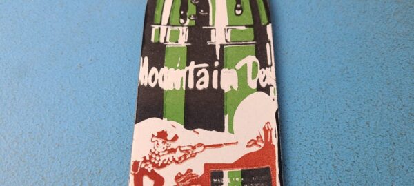 Vintage Mountain Dew Sign Soda Glass Bottles Beverage Pump Porcelain Sign 305775929809 3