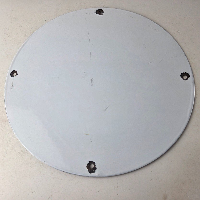 Vintage Nascar Sign - Spark Plug Pin Gas Pump Porcelain Sign - Image 7