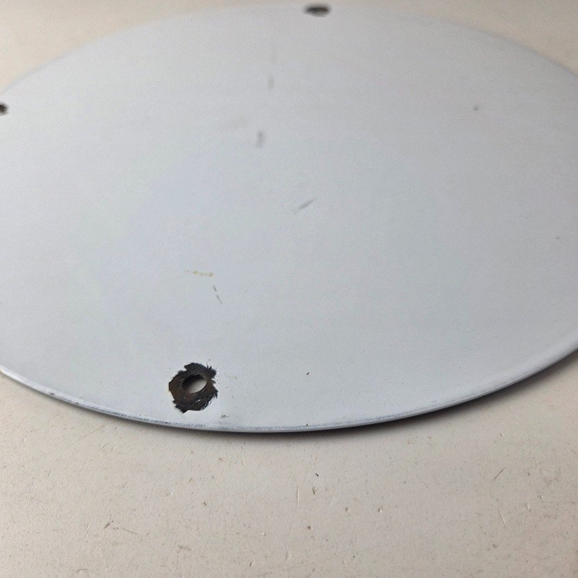 Vintage Nascar Sign - Spark Plug Pin Gas Pump Porcelain Sign - Image 9