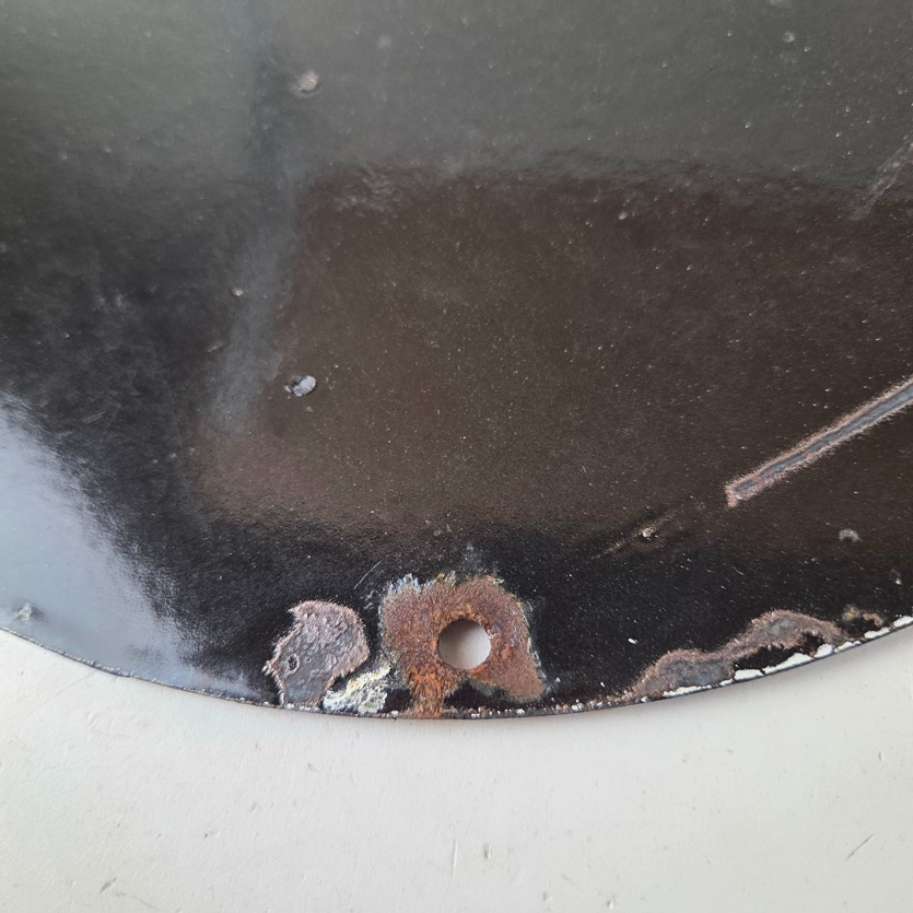 Vintage Pure Motor Oil Porcelain Sign - Betty Boop Gas Pump Plate Sign - Image 8