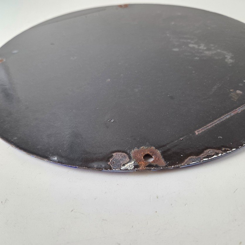 Vintage Pure Motor Oil Porcelain Sign - Betty Boop Gas Pump Plate Sign - Image 9