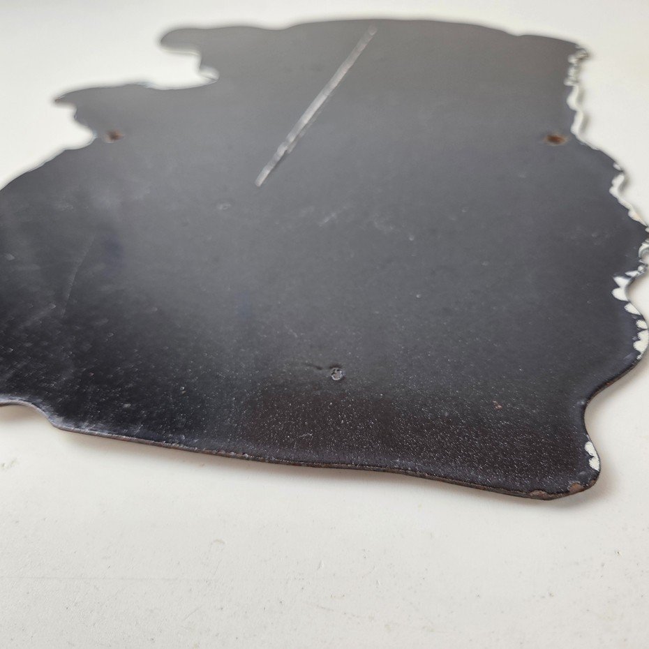 Vintage Rat Fink Porcelain Sign - Plymouth Road Runner Hot Rod Gas Pump Sign - Image 9