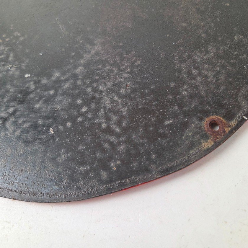 Vintage Savage Arms Sign - Quality Porcelain Service Gun Ammo Gas Oil Pump Sign - Image 8