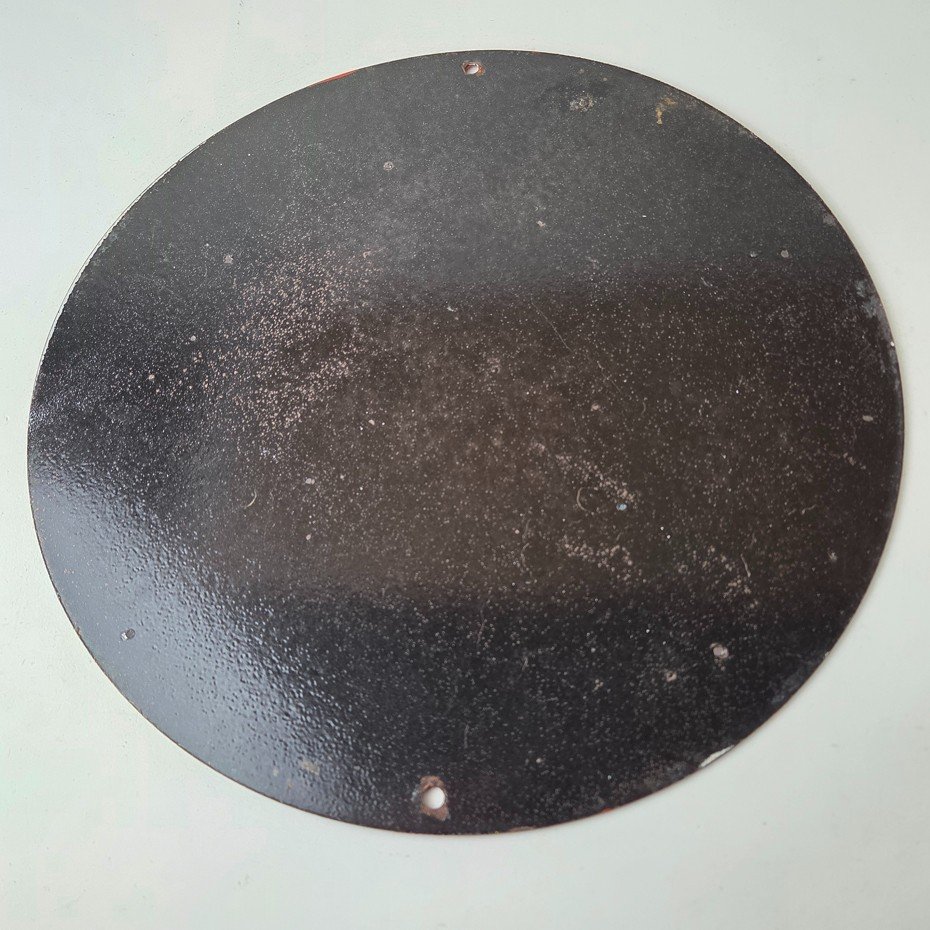 Vintage Shell Gasoline Sign - Little Lotta Gas Oil Pump Porcelain Sign - Image 7