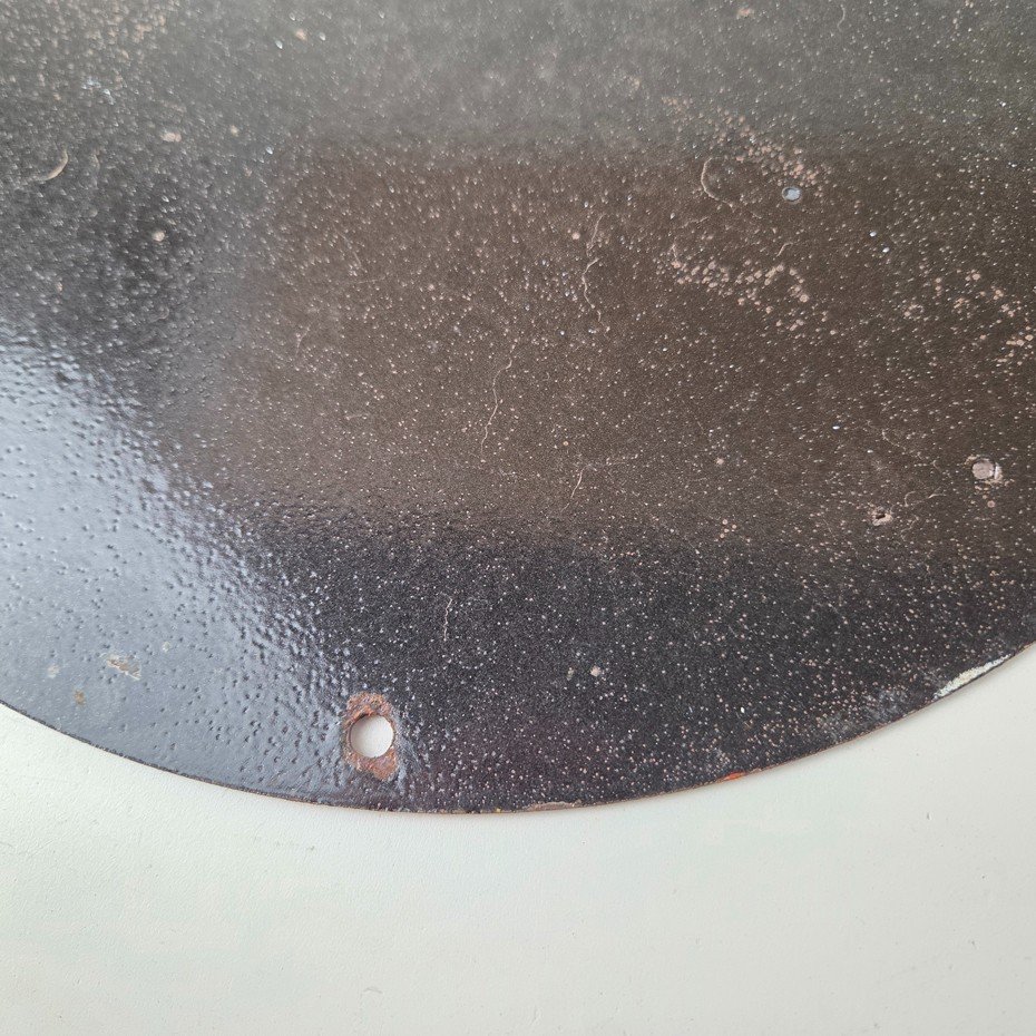 Vintage Shell Gasoline Sign - Little Lotta Gas Oil Pump Porcelain Sign - Image 8