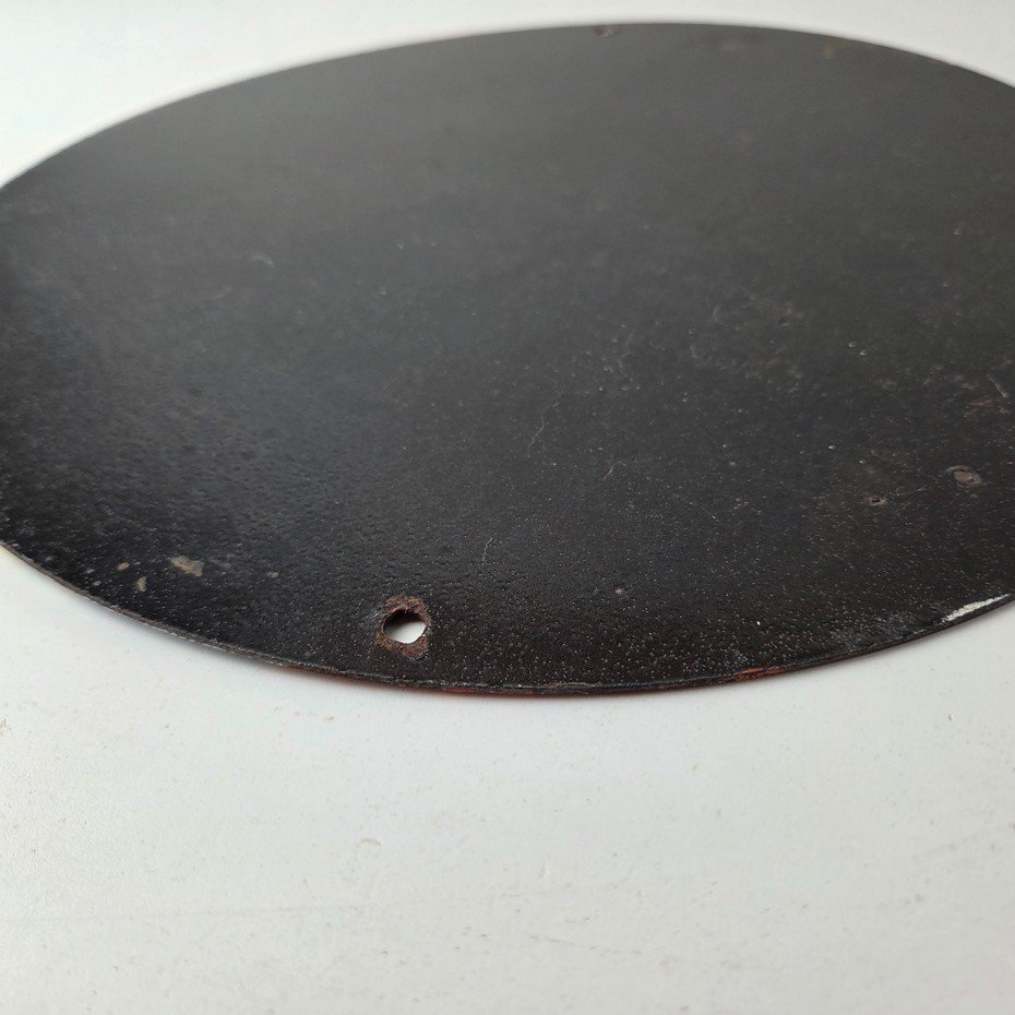 Vintage Shell Gasoline Sign - Little Lotta Gas Oil Pump Porcelain Sign - Image 9