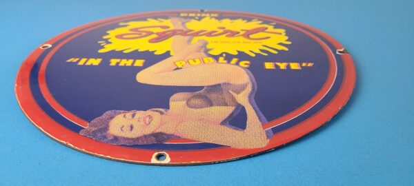 Vintage Squirt Porcelain Sign Drink Soda Beverage Gas Service Sign 305888467009 10