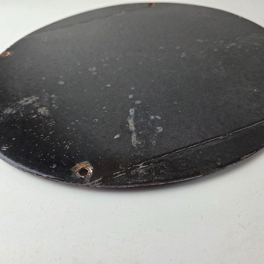 Vintage Standard Oil Company Sign - Gas Motor Oil Pump Plate Porcelain Sign - Image 9