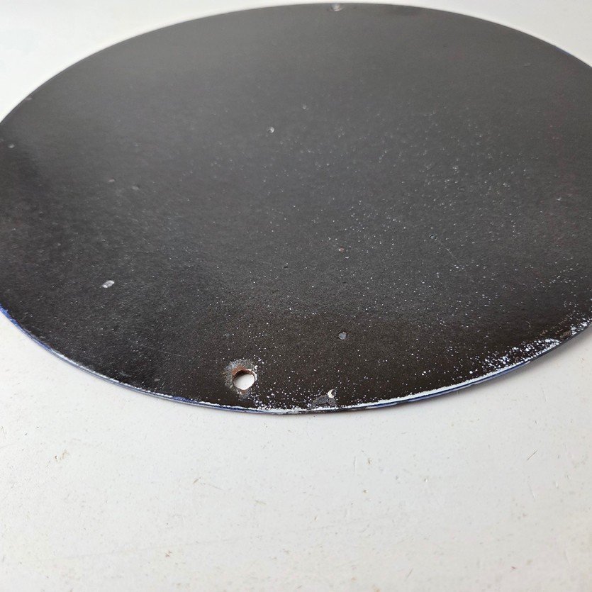 Vintage Sunoco Racing Fuels Sign - Gas Service Station Porcelain Pump Ad Sign - Image 9