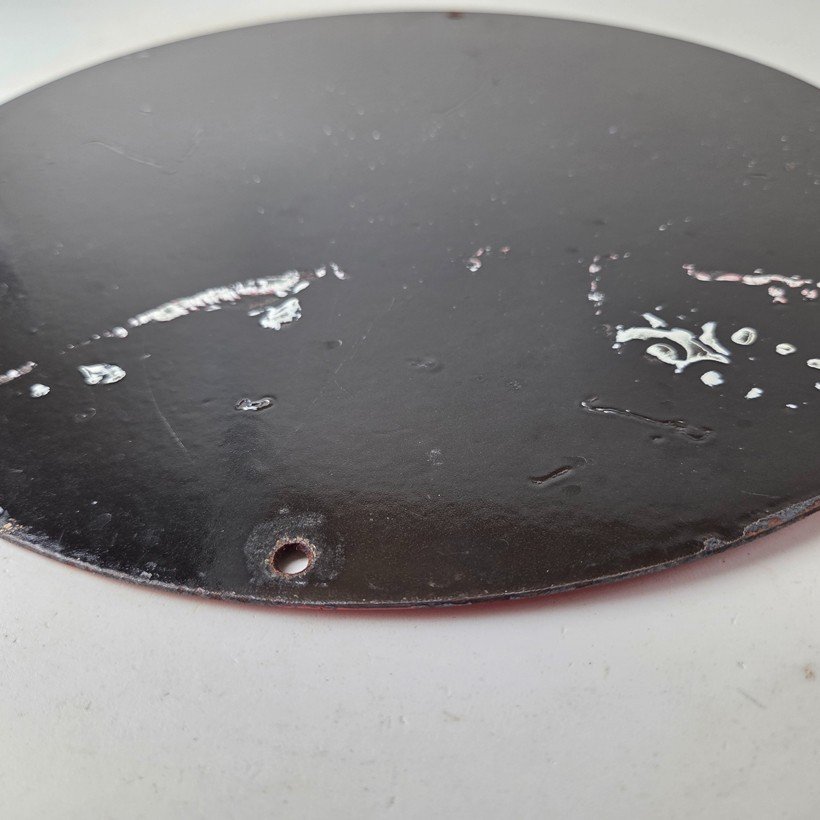 Vintage Winchester Porcelain Sign - Shot Gun Shells Coyote Fox Gas Pump Sign - Image 9